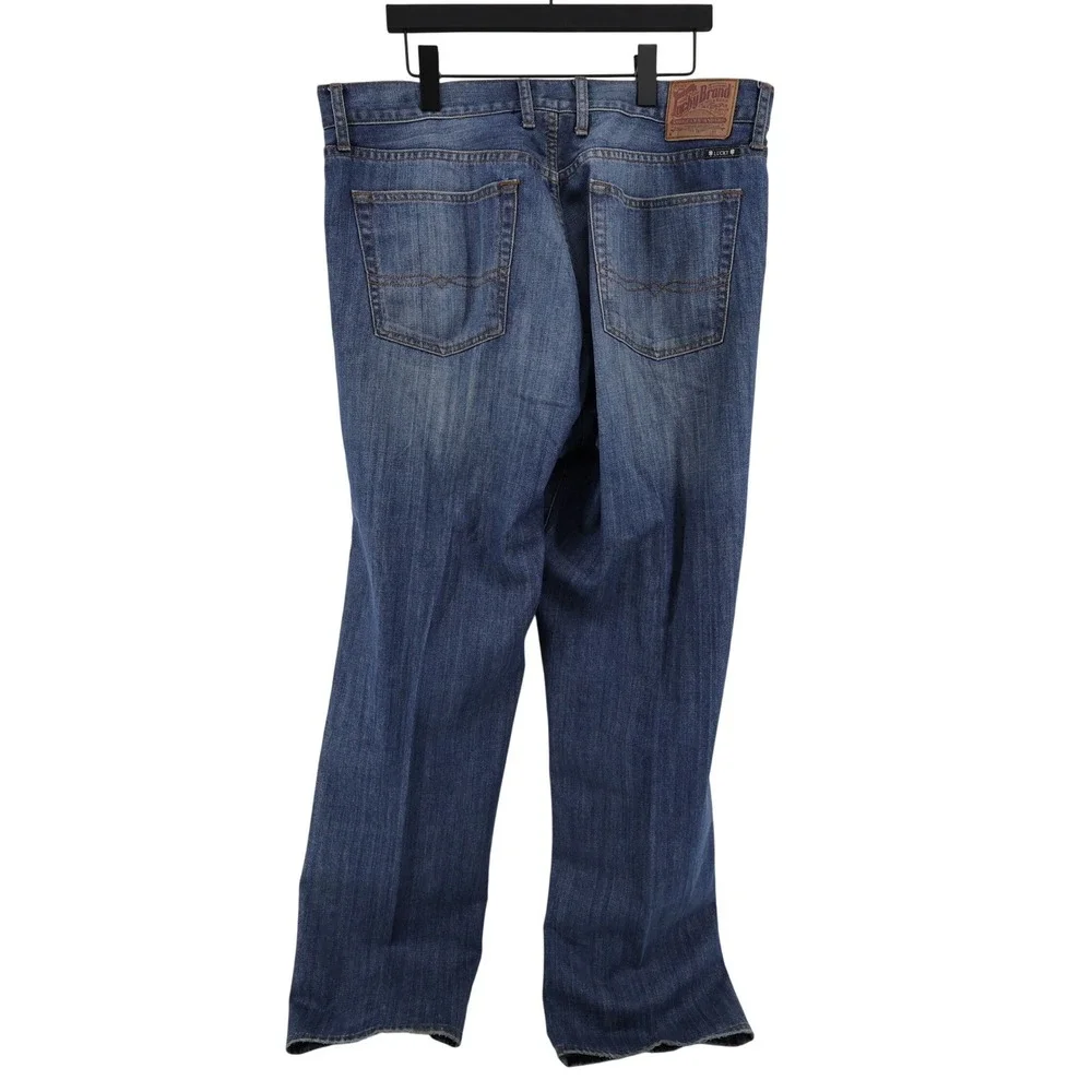 Lucky Brand 181 Relaxed Straight Jeans Blue Mens 38x35